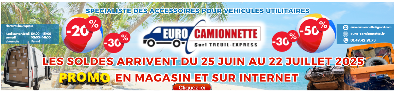 PROMO Ete 2025 chez Euro-Camionnette 